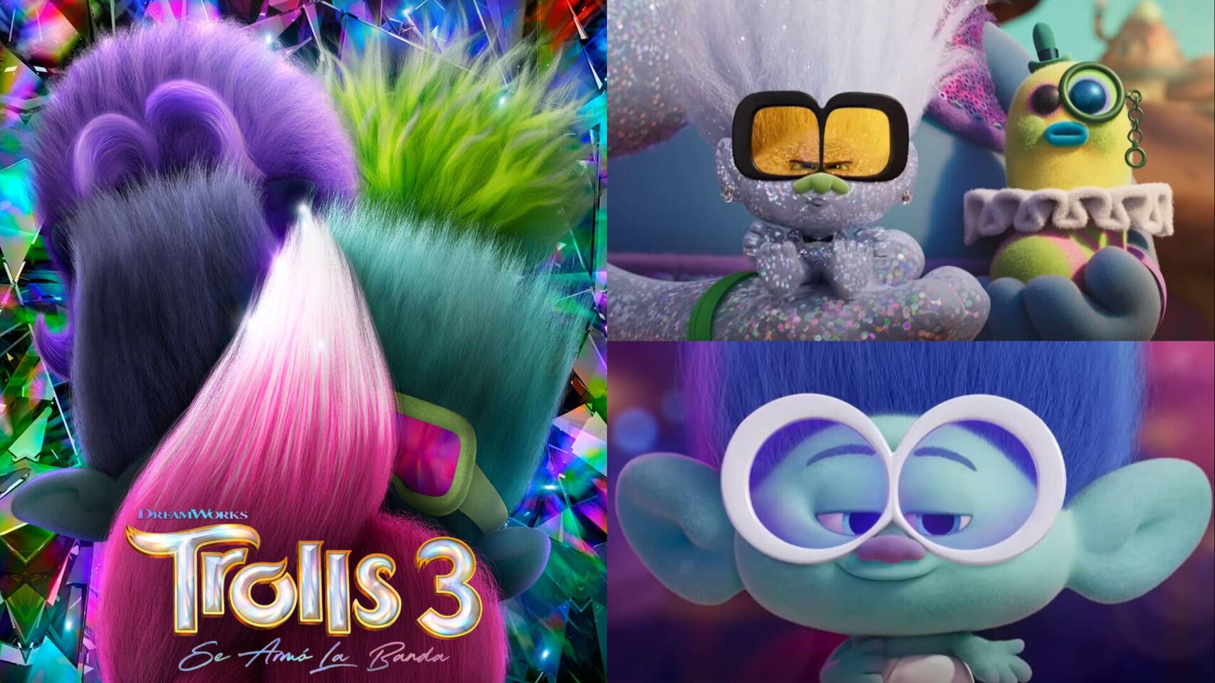 Tráiler colorido y alucinante de Trolls 3 Todos juntos la siguiente