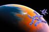 Un microorganismo en Marte pudo ser el causante de una extinción masiva