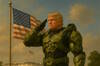 La Casa Blanca publica una imagen de Trump como Jefe Maestro hecha con IA: 'Es el fin de la guerra de consolas'