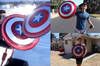 Fan del Capitán América recrea su escudo; rebota igual que el original
