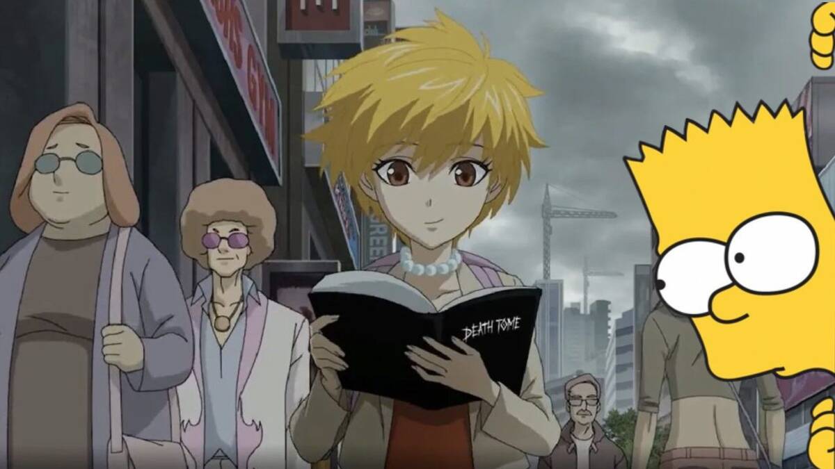 Simpsons viram anime e recebem Death Note em paródia de Halloween