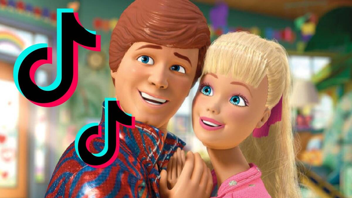 Escena de barbie 2025 en toy story