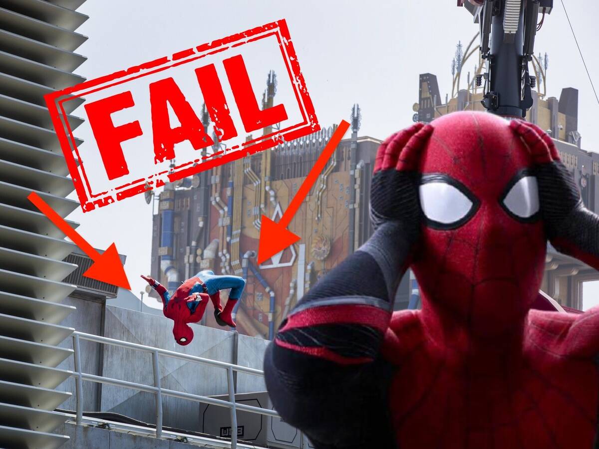 El animatronic de Spider-Man falla en Disneyland y se estrella en un vídeo  viral - Vandal Random