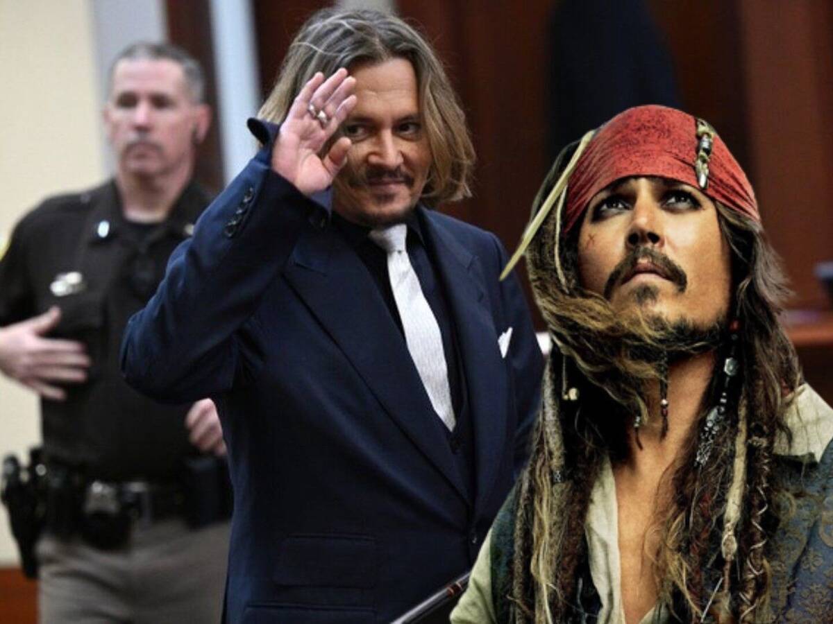 Johnny Depp imita al Capitán Jack Sparrow al salir del juicio contra Amber  Heard - Vandal Random
