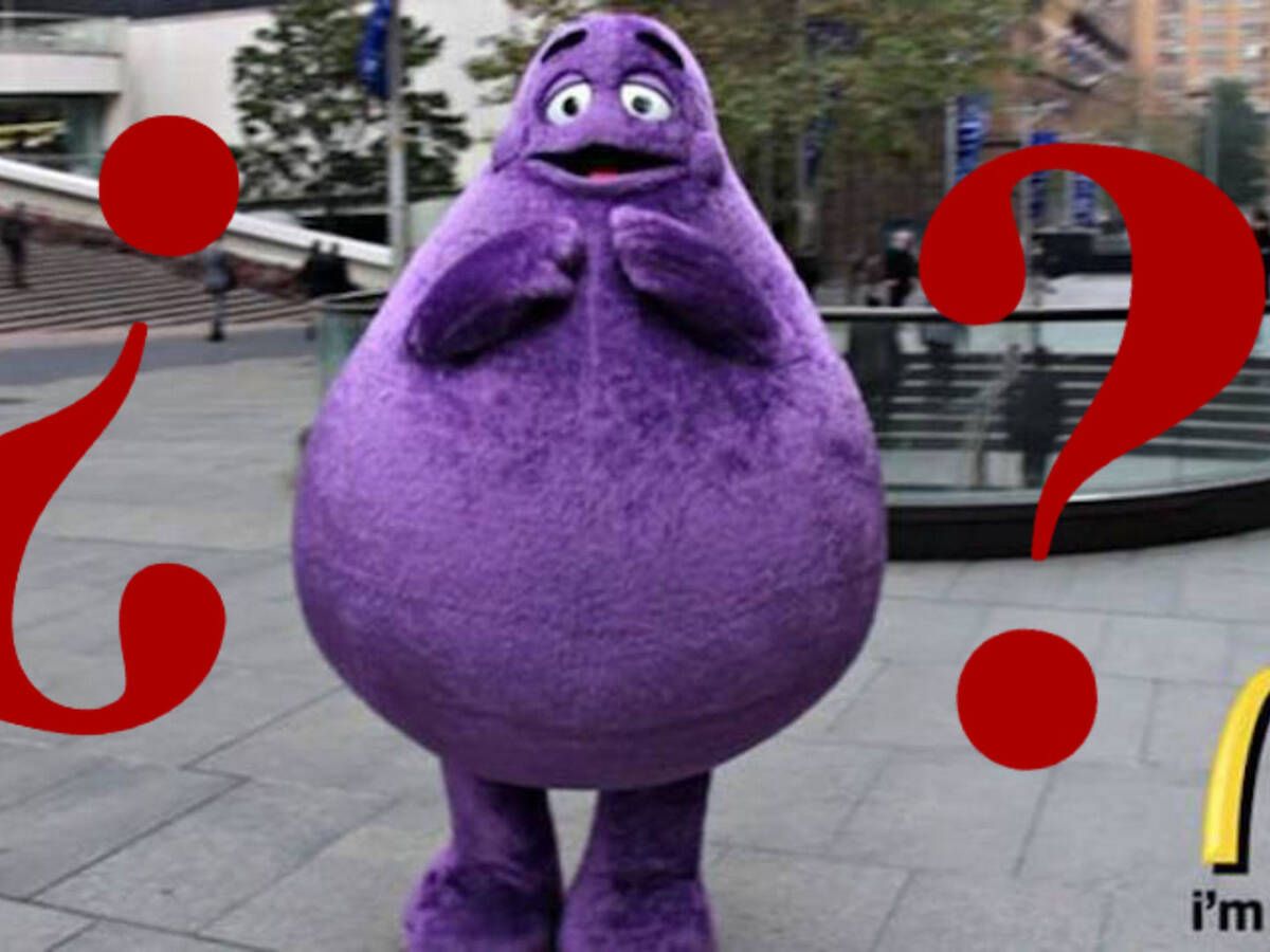 Muñeco morado sales mcdonalds