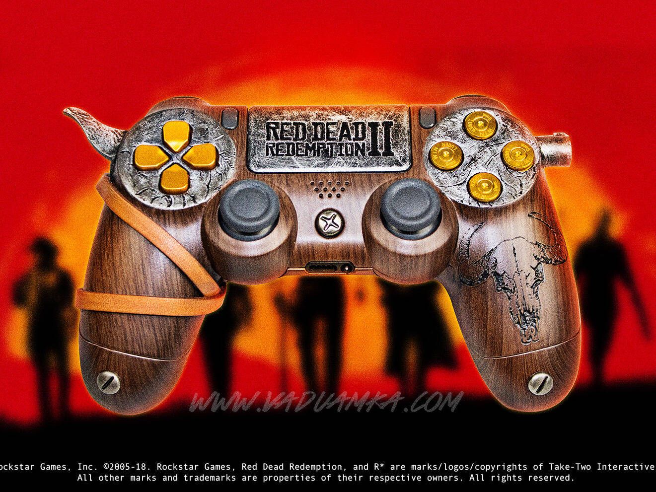 Desnudo Hito Hervir Red Dead Redemption 2 también tiene su propio DualShock 4 personalizado -  Vandal Ware