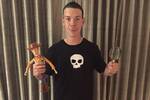 El actor Will Poulter se disfraza de Sid de Toy Story por Halloween