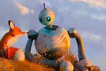 Robot Salvaje, el filme de animacin que ha conquistado a la crtica, nos presenta una emocionante secuencia exclusiva