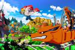 El parque tem�tico oficial de 'Naruto' con 15.000 m2 confirma apertura en 2026 al lado de Espa�a y muestra sus atracciones