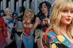 Un superhroe de la la Liga de la Justicia de DC rinde homenaje al prximo nuevo disco de Taylor Swift