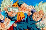 El dibujante de Dragon Ball Super comparte el combate ms pico entre Goku y Vegeta con un diseo nico