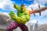 Como recin salido del cmic: el Hulk ms salvaje llega con una brutal y gigantesca figura a Marvel Legends Maximum de Hasbro