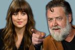 Russell Crowe lanza un dardo a Dakota Johnson por sus comentarios negativos sobre 'Madame Web' y las pelculas de Marvel