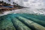 India entierra tubos gigantes llenos de arena a 6 metros bajo tierra: lucha contra un grave problema de erosi�n