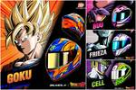 Dragon Ball lanza estos increbles cascos oficiales para moteros