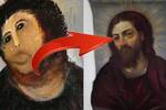 Una IA restaura el Ecce Homo de Borja y lo convierte en una obra de arte