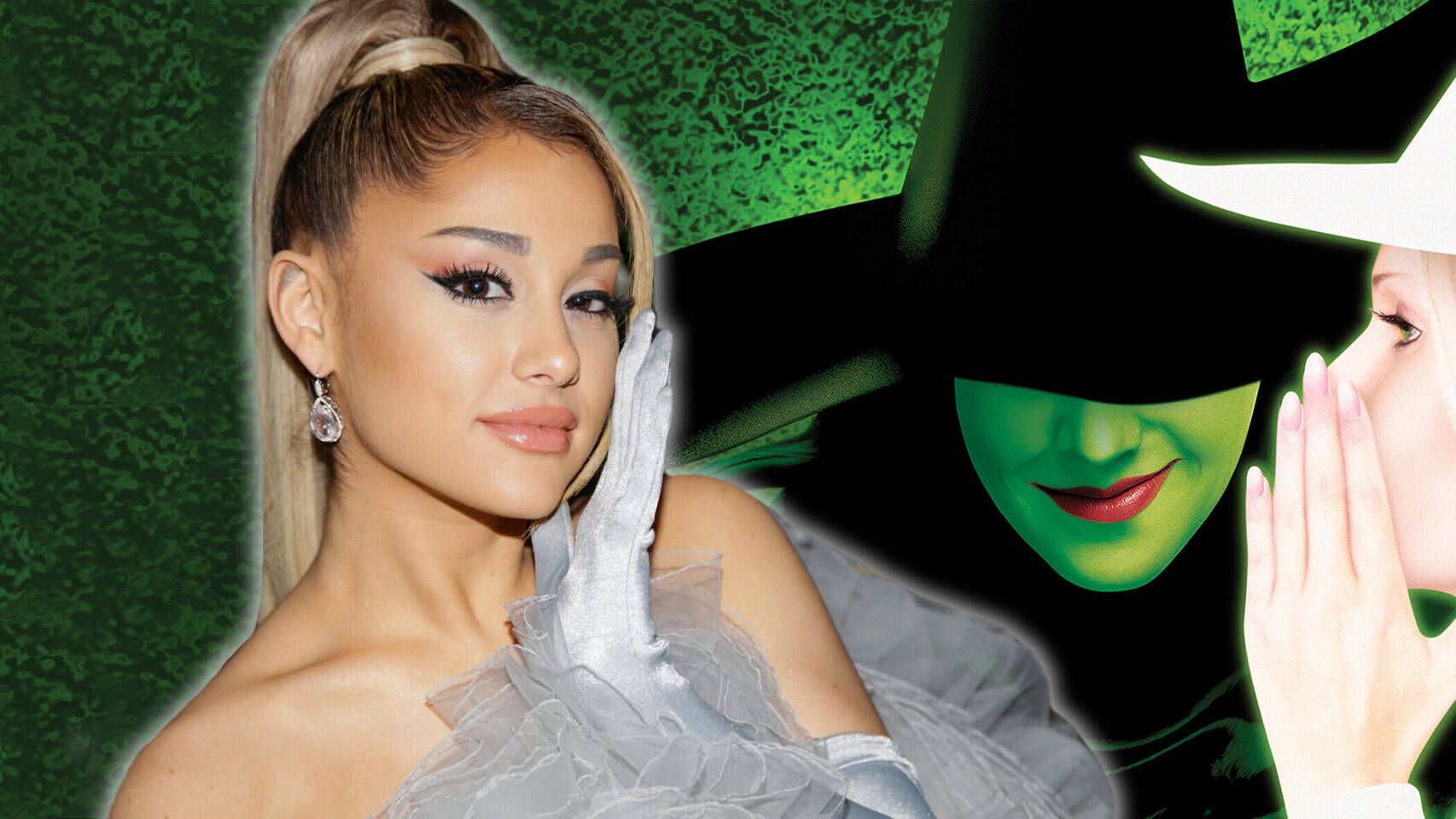 Ariana Grande se convierte en la bruja de 'El mago de Oz' en el primer