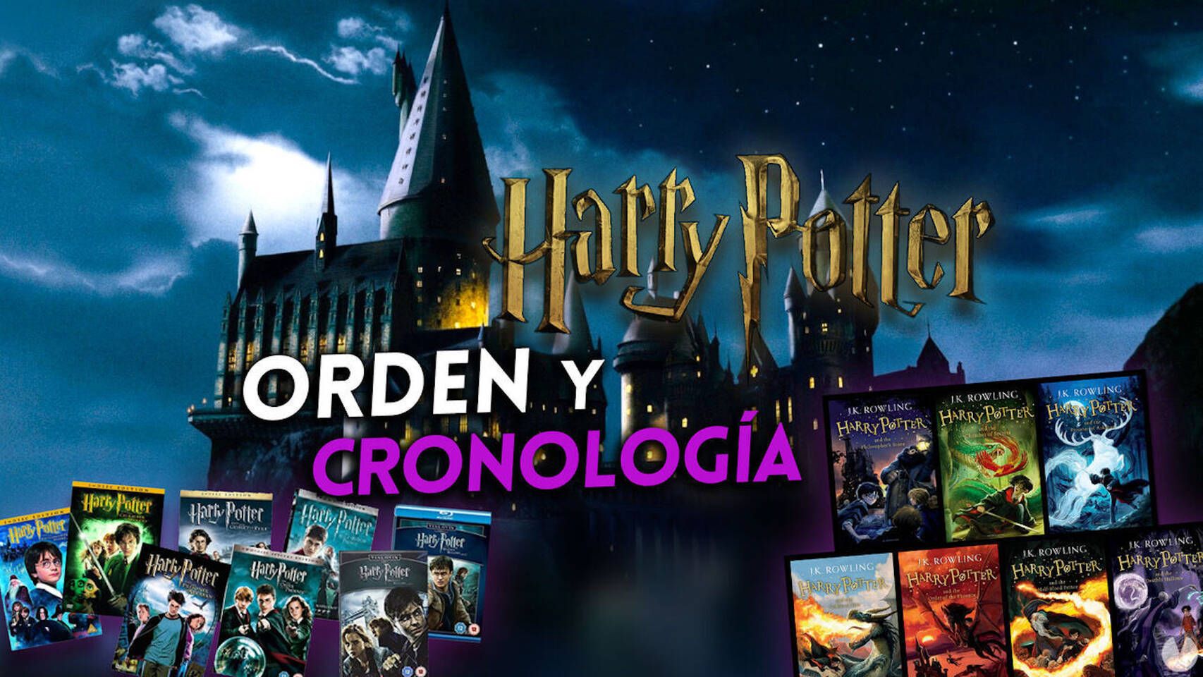 Cronología Harry Potter | Orden correcto de todas las películas y - Como Ver Las Peliculas De Harry Potter En Orden