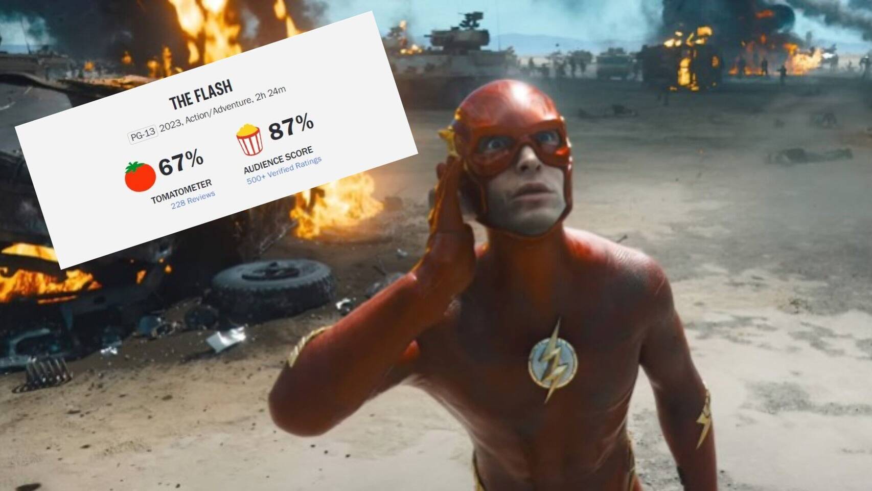 The Flash arrasa en Rotten Tomatoes y es una de las mejores películas