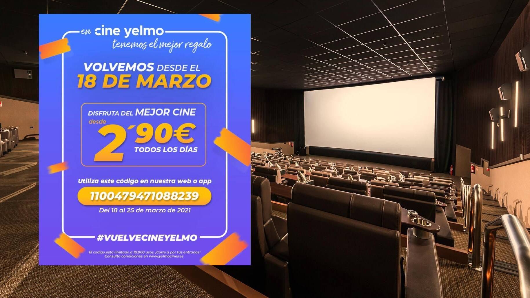 Yelmo nos invita volver a los cines con entradas a 2,90 euros - Vandal