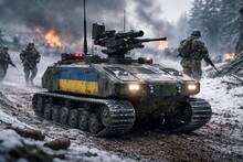 Ucrania despliega el primer ej�rcito de 'robots terrestres' del mundo, creados en talleres ocultos y capaces de combatir a Rusia