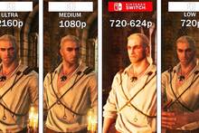 Comparan The Witcher 3 en Switch con la versin de PC en bajo, medio y ultra