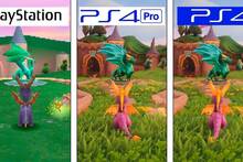 Comparan los gr�ficos de Spyro en PSX, PS4 y PS4 Pro