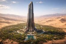 El megarascacielos m�s alto del mundo: 5000 millones, 2 kil�metros de altura, 678 pisos y hoteles en las nubes en Arabia Saud�