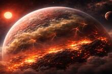 Descubren un planeta fuera del sistema solar: atm�sfera con azufre, oc�ano de magma y casi el doble de tama�o que la Tierra