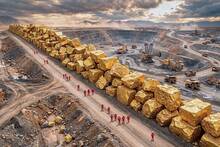 EEUU extrae millones de toneladas de rocas al d�a en busca de oro: apenas logran 10 gramos por tonelada para un mercado ansioso