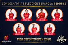 La Selección Española de Baloncesto ya tiene convocatoria para el FIBA Esports Open 2020