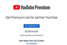 YouTube Premium Lite llega a Europa por 6,99 € aunque aún no está disponible en España