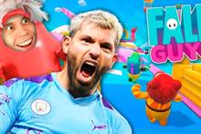 Estos son los momentos más divertidos del Kun Agüero y Rubius jugando al Fall Guys