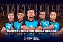 Movistar Riders es el nuevo campe�n de la Superliga Orange de League of Legends