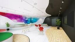 Renders conceptuales complejo esports Konami 2