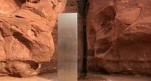 Artculo Todo sobre el extrao monolito metlico descubierto en el desierto de Utah