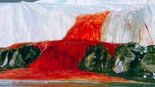 Cascadas de sangre en la Ant�rtida: el glaciar Taylor derrama millones de litros de hierro oxidado que ti�e de rojo el hielo