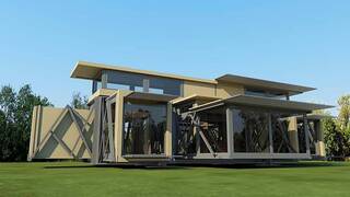 Adi�s a las casas prefabricadas: llega la vivienda de 60 m, se despliega en 10 minutos desde un cami�n, sin obras ni ladrillos