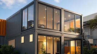 Ni de madera ni de pladur: la casa prefabricada de 2 plantas por 14.000 euros que es la soluci�n barata para trabajar desde casa