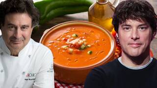 Los cocineros de 'MasterChef' coinciden: 'El gazpacho no debe llevar nata, sino 1 kg de tomates, 1 pepino y 50 ml de aceite'