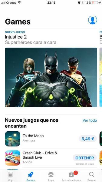 Así será la nueva sección para videojuegos en la App Store.