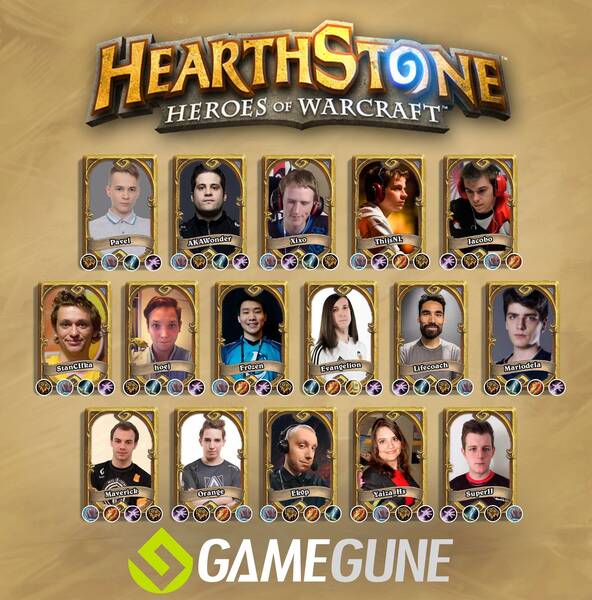Estos son los 16 jugadores que participarán en Gamegune.