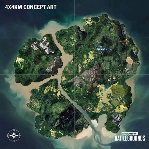 Así será el próximo mapa de PUBG.