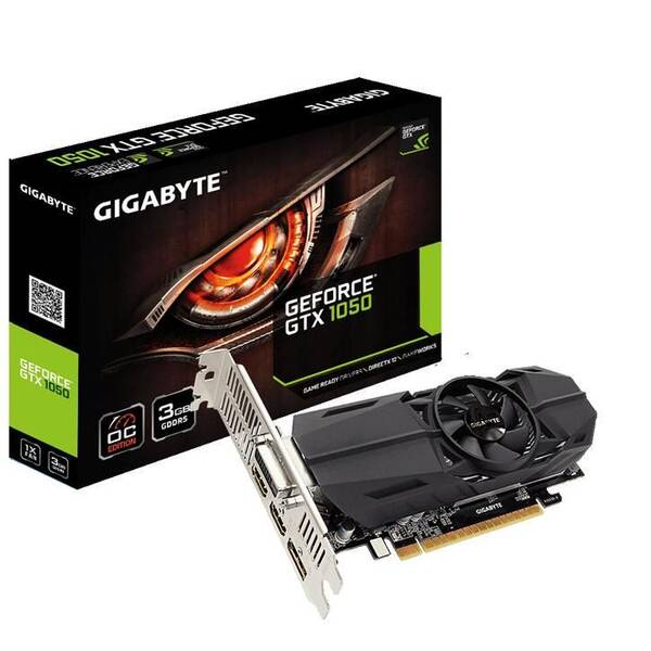 En esta imagen, la versión de perfil bajo y, en la imagen de portada, la versión básica de esta GTX 1050 3GB.