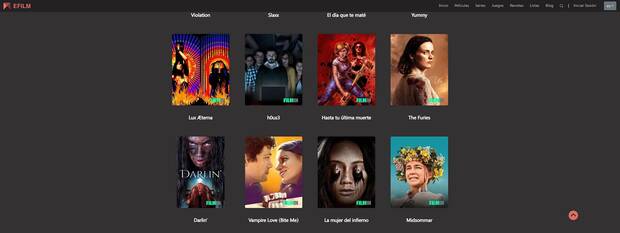 genero de terror en la plataforma