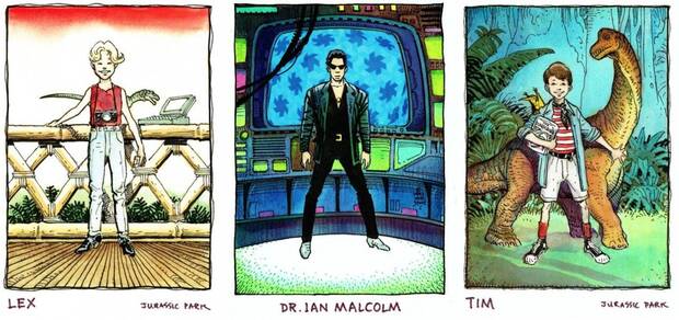 Jurassic Park serie de los 90