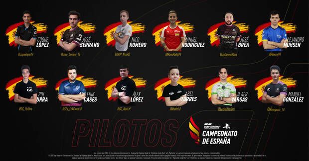 Clasificados Campeonato de España de Gran Turismo