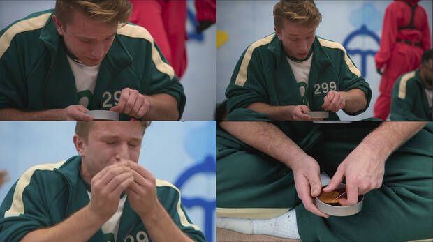 spencer con la galleta