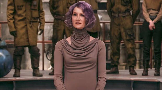 DJ y Amilyn Holdo Star Wars