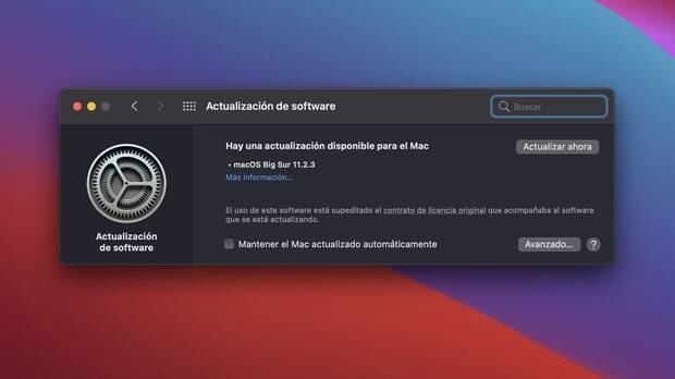 Actualización macOS